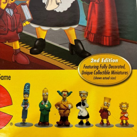 THE SIMPSONS Clue Board Game 2nd Edition 2002 Parker Brothers Vintage - Picture 6 of 10